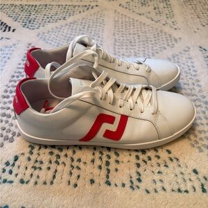 Rollie white leather sneaker
